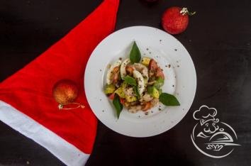 Cалат c авокадо